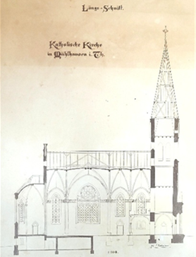 Frontansicht neue Kirche