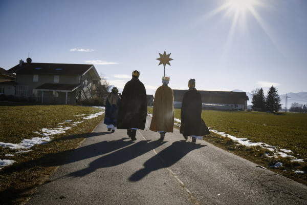 Sternsinger unterwegs
