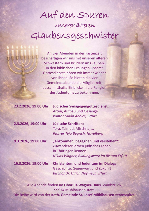 Auf den Spuren unserer älteren Glaubensgeschwister